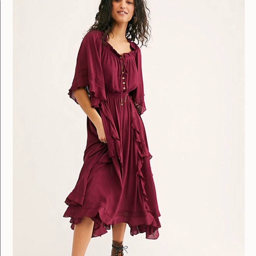 ISO Free People Beach Bliss Maxi in blue XS